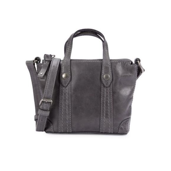 FRYE Mini Melissa Leather Crossbody Shopper Amethyst Bag B000440 - Picture 1 of 11